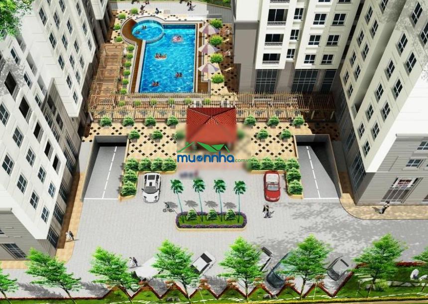 Cho thuê căn topaz garden, tân phú 73m2(2pn) giá 9,5tr.