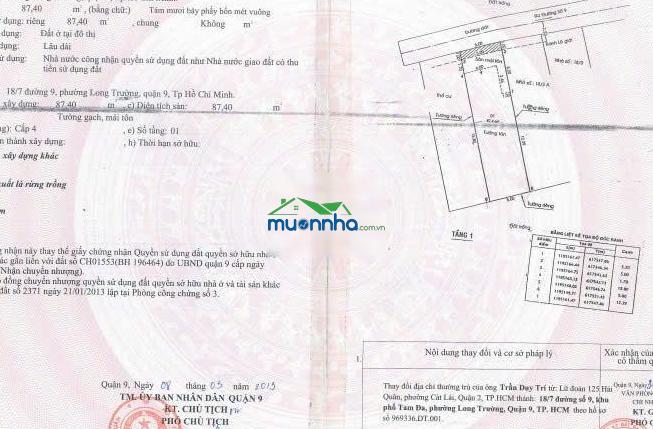 Cần tiền giảm giá bán gấp nhà cấp 4 ngay ngã 3 tam đa và nguyễn duy trinh, shr, lh 0964 110 *** hà - 3