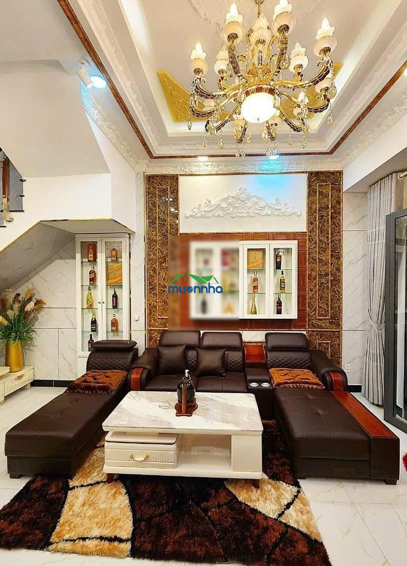 Bán nhà 4 lầu 5pn 80m2 xã phước kiển huyện nhà bè - 2