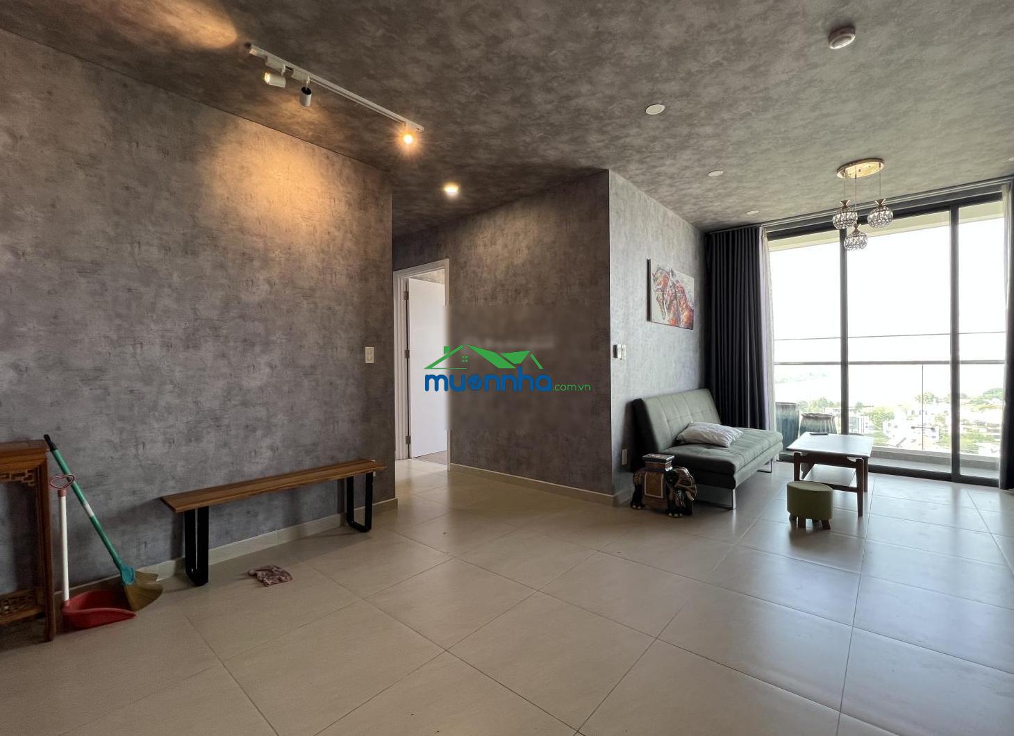Cho thuê căn hộ thủ thiêm dragon 2pn 2wc diện tích 80m2 view landmark 81 và sông saigon