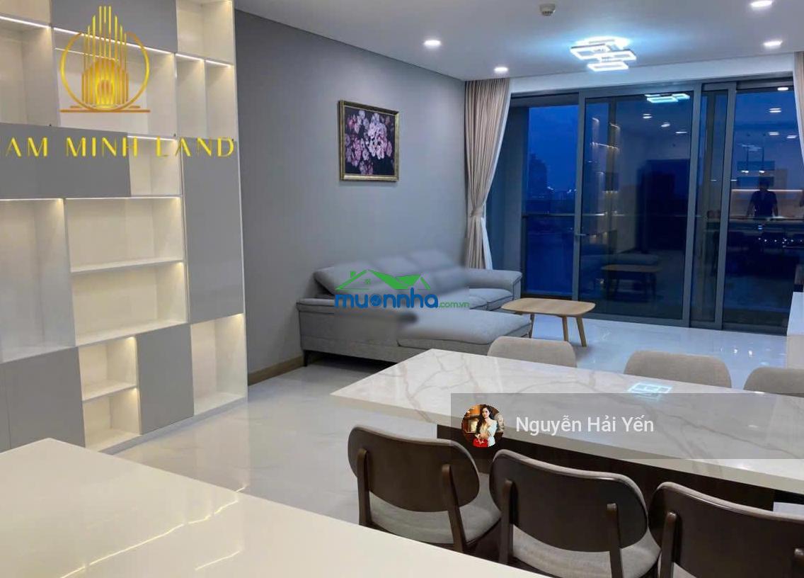 Hải yến nam minh land - cho thuê căn hộ sunwah pearl 3 phòng ngủ, view đẹp nhất thủ thiêm + sông sg