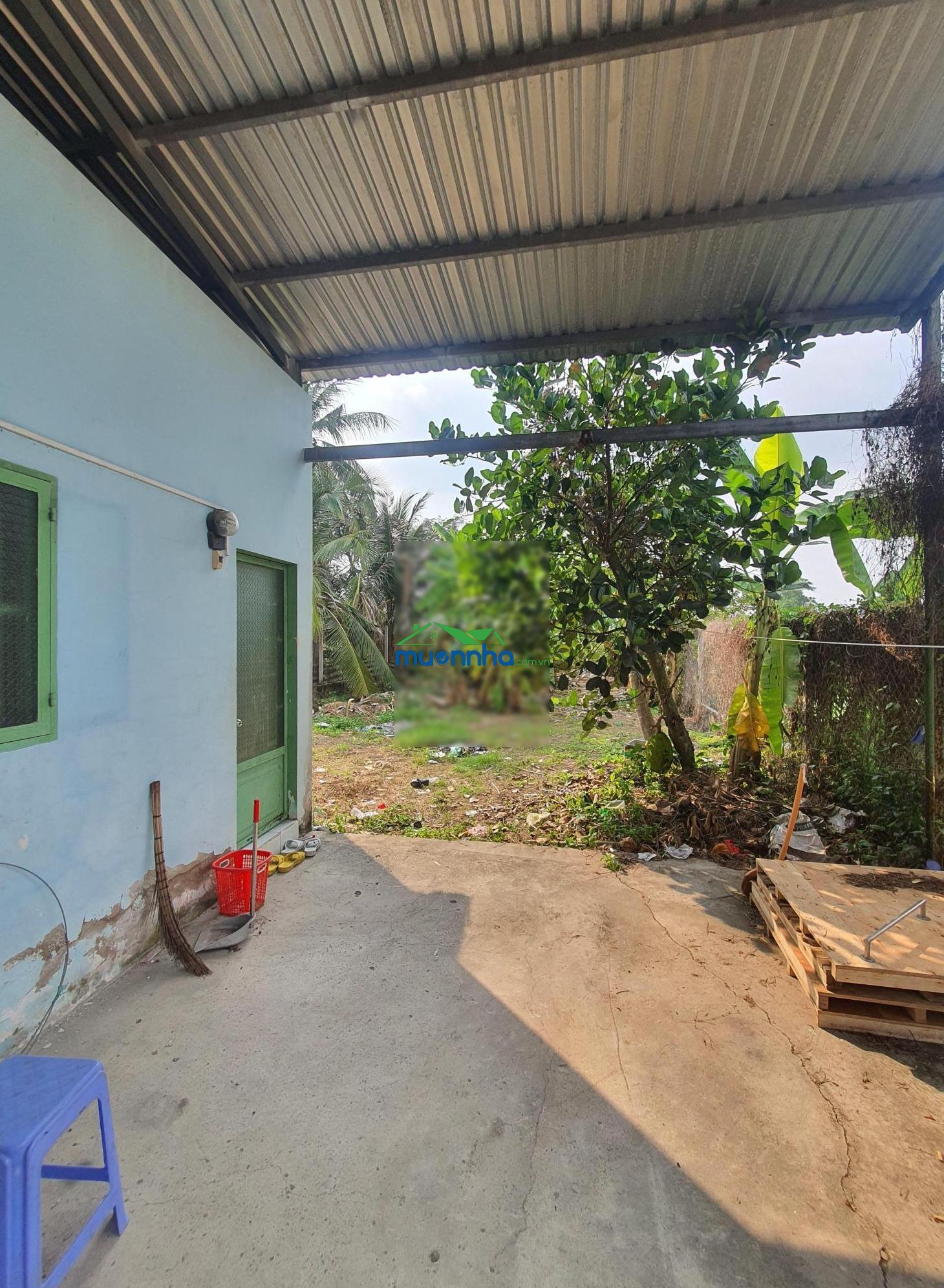 Nhà 2 mặt tiền đường vườn thơm, xã bình lợi, huyện bình chánh. dt: 9.5m (hậu 10.1)x 45m, 424m2