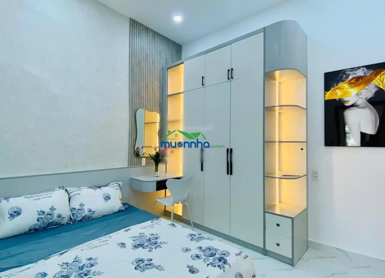Bán nhà đẹp hxh 7m, nguyễn văn lượng p17 gò vấp, 49m2, 2 tầng 3pn full nội thất - chỉ 5.1tỷ tl - 4