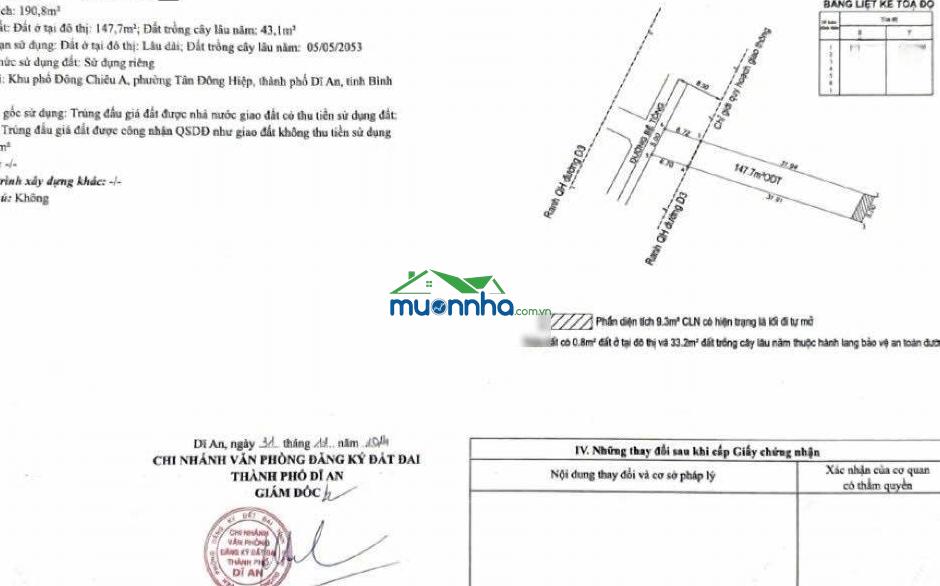 Giảm 100tr bán đất 2mt trước sau cách đường đoàn thị kia 100m p. tân đông hiệp tp. dĩ an