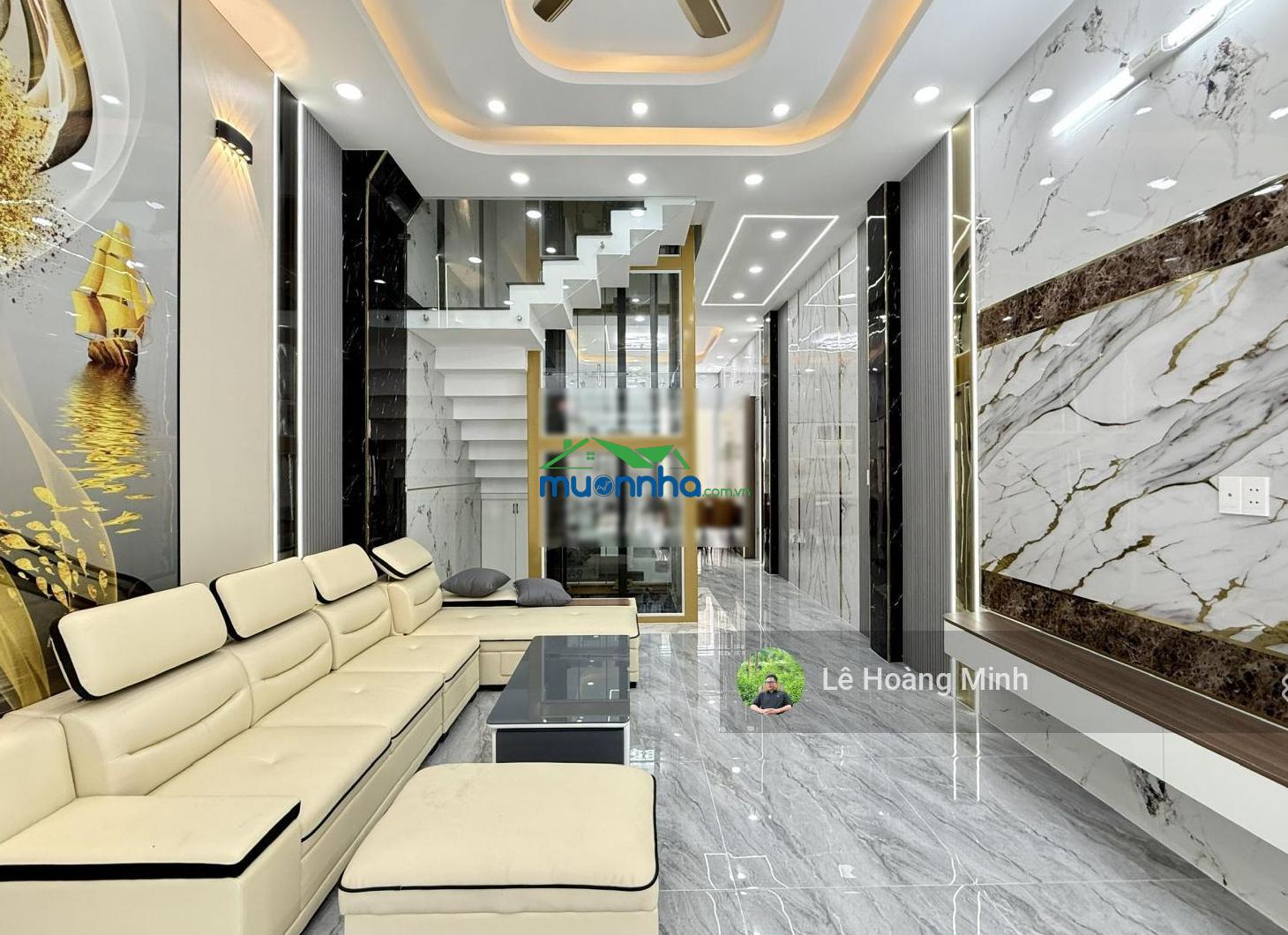 Nhà phố có thang máy đường nhựa 6m thông lê văn khương. full nội thất - 4