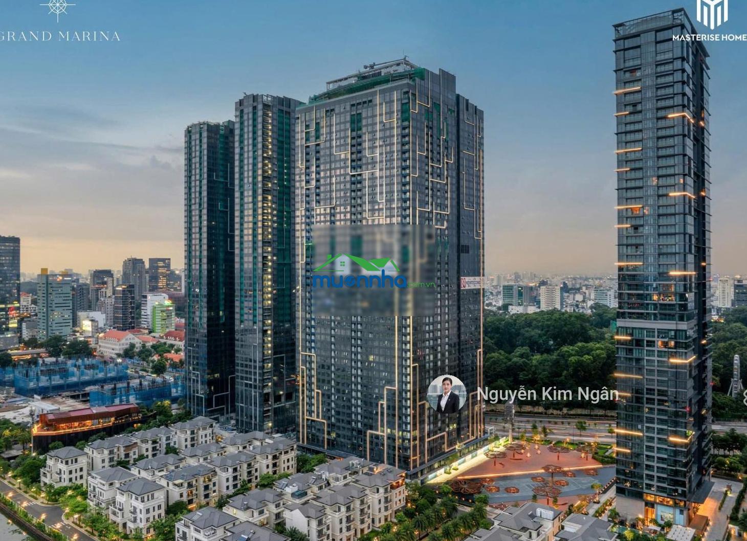 Kim ngân grand marina: cho thuê căn 1pn 38tr/tháng free phí quản lý tại grand marina saigon - 3