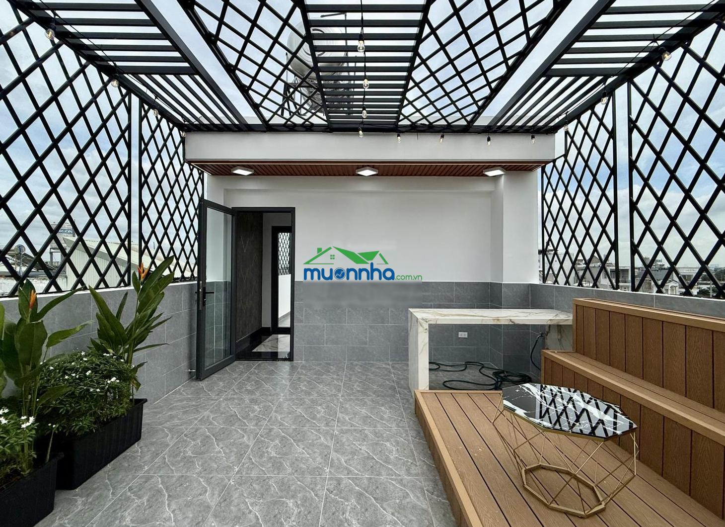 Nhà thạnh lộc 19, dt: 4,5x14m, lửng, 3 lầu, 4pn, gara ô tô, sân thượng, hướng đông nam, 6,55tỷ - 2