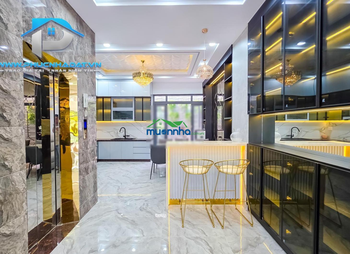 Quá mê nhà phố hiện có thang máy nằm trong khu dân cư compoud có bảo vệ huỳnh tấn phát - giá 9.4 tỷ - 4