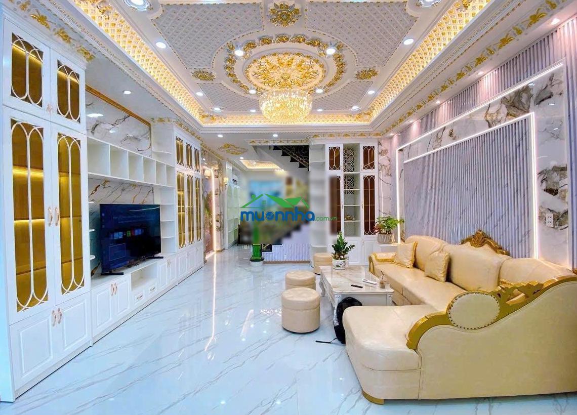 Bán biệt thự cổ điển vàng hẻm xe hơi đào tông nguyên nhà bè - gara xe hơi - dt 95m2. lh 0909 519 *** - 3