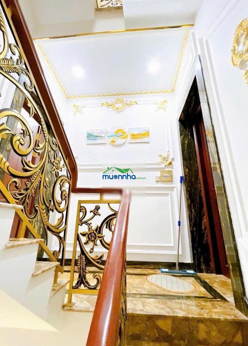 Nhà đẹp 1 trệt 3 lầu hẻm 8m 1/70 cầu xéo q. tân phú - 4