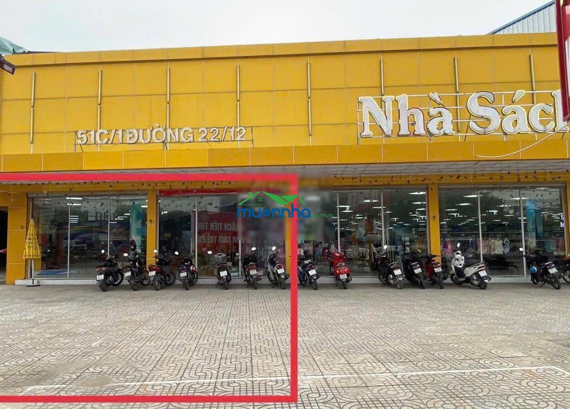 Cho thuê mặt bằng 1000m2 mặt tiền đường 22/12, thuận an, vị trí trung tâm, giao thông thuận lợi