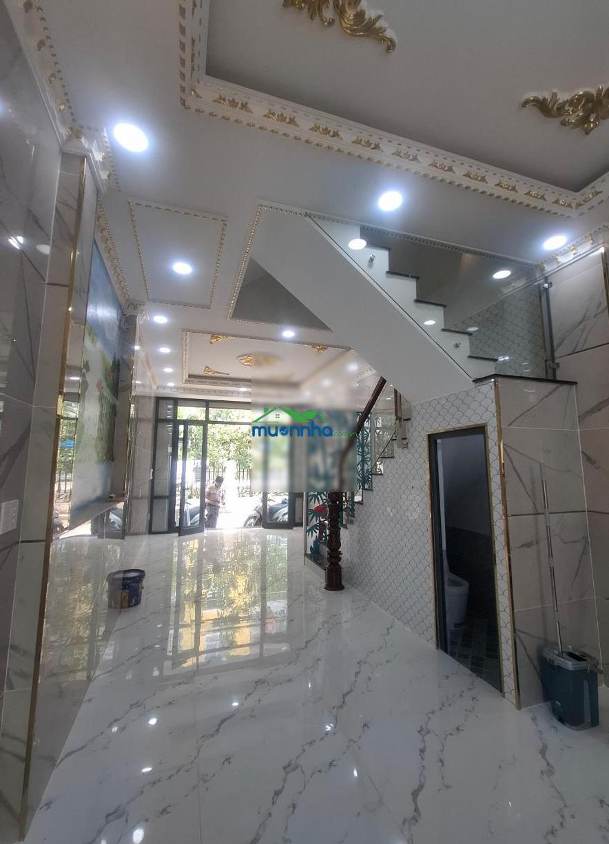 Nhà mới 4 tầng - 6pn - 52,4m² - cách mặt tiền võ văn kiệt 50m - cạnh chung cư carina - nhỉnh 7tỷ - 3