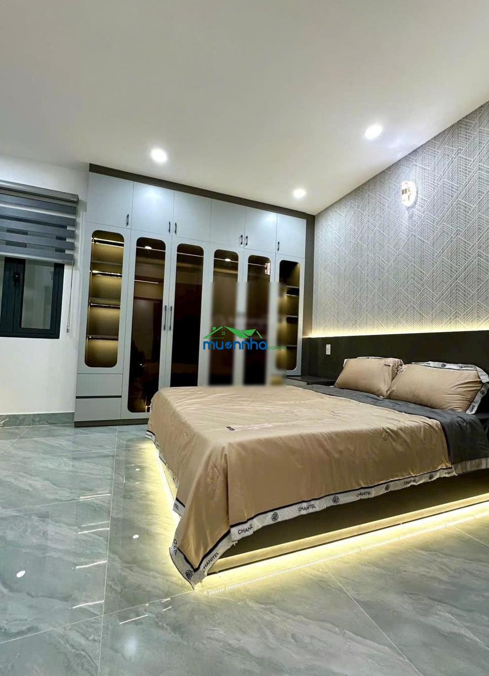 Siêu phẩm nhà đẹp mẫu lửng ngược 2025. xây dựng lửng, 3 lầu (4,5m x 14m) đường trần thị năm. q12