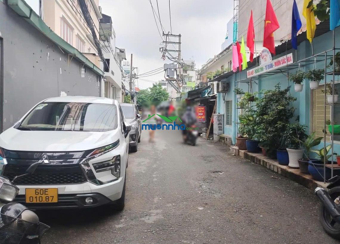 Bán khuôn đất đẹp dt: 4.7x20m. hiện trạng cấp 4. hẻm 6m lê quang định. phù hợp xây tòa nhà 6 tầng - 3