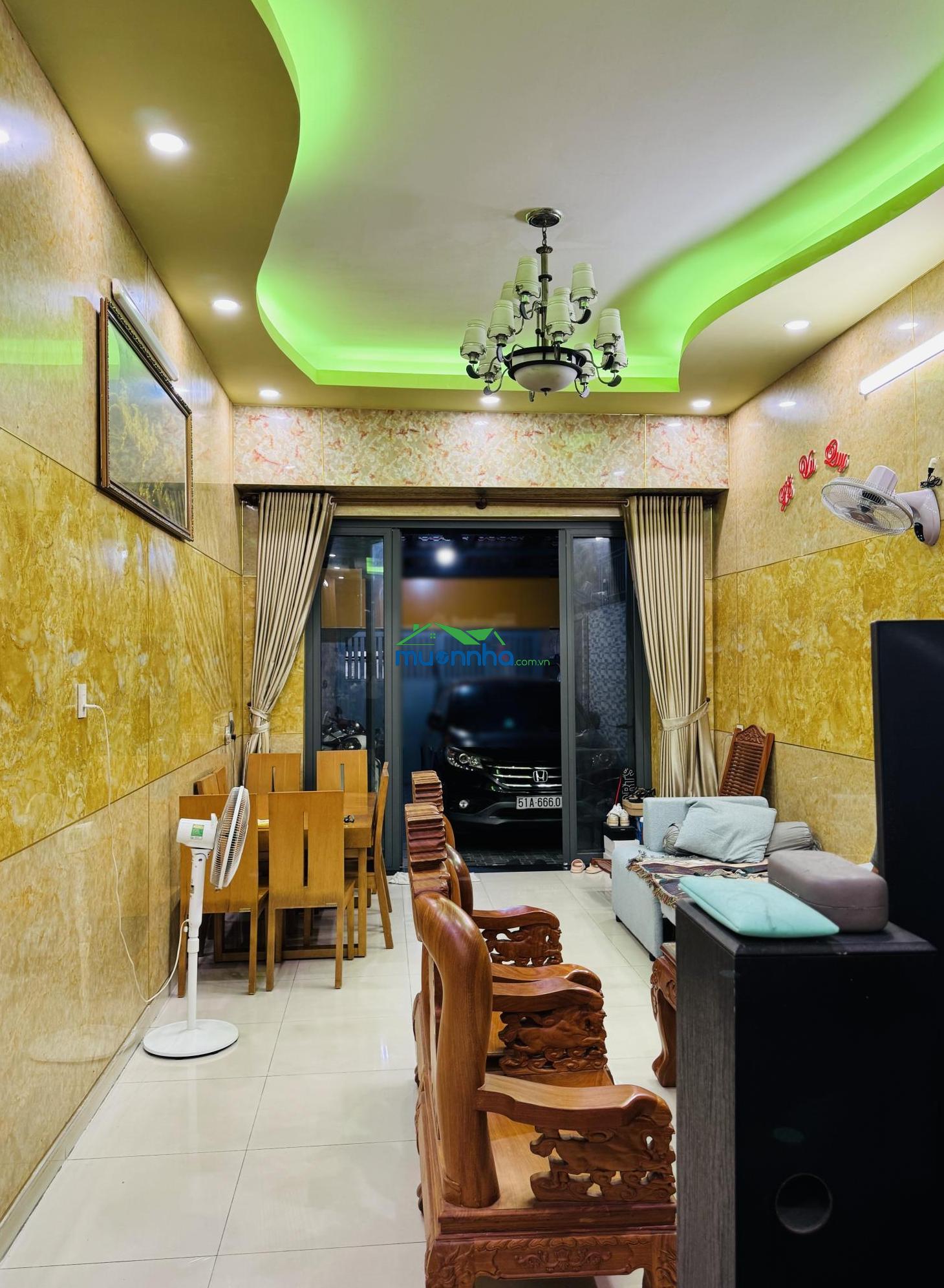 Chủ bán về ở với con nhà quang trung ngay trường nguyễn công trứ p8 gv, 4x24m, 4 tầng, 12tỷ tl - 3