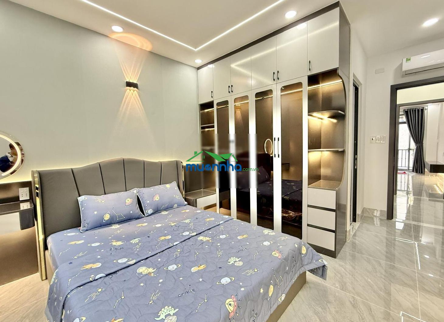 Nhà phố 4m x 15m. xây 4 tầng full nội thất hẻm nhựa xe hơi đường thới an 20 - 3