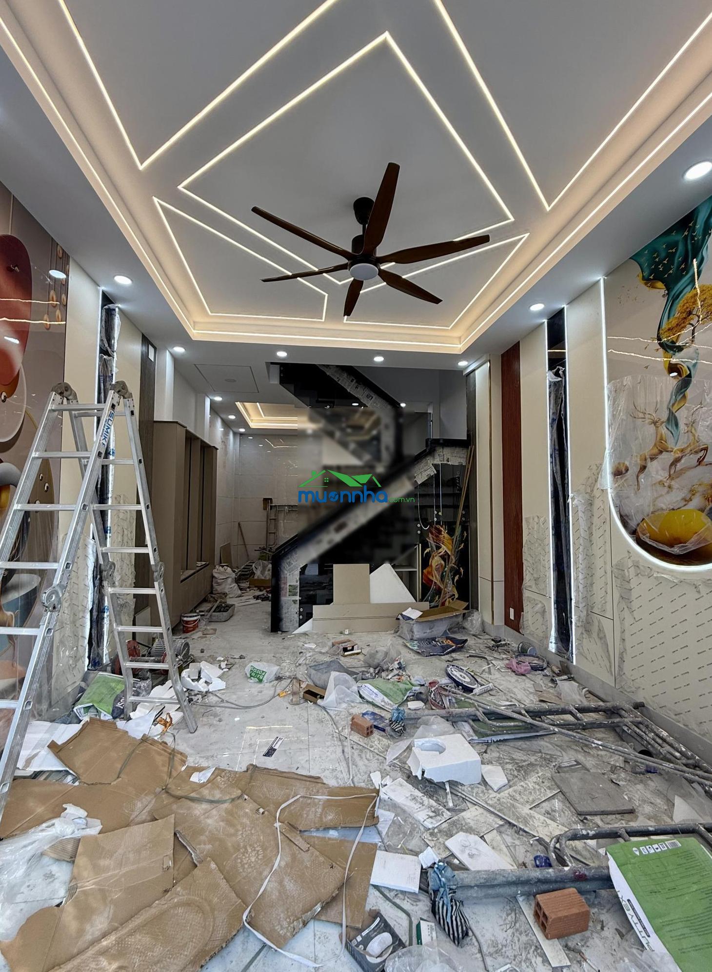 Bán nhà xây mới 100%, hơn 50m² giáp aeon tân phú, hẻm xe hơi có thể đậu trong nhà, chỉ nhỉnh 6 tỷ - 4