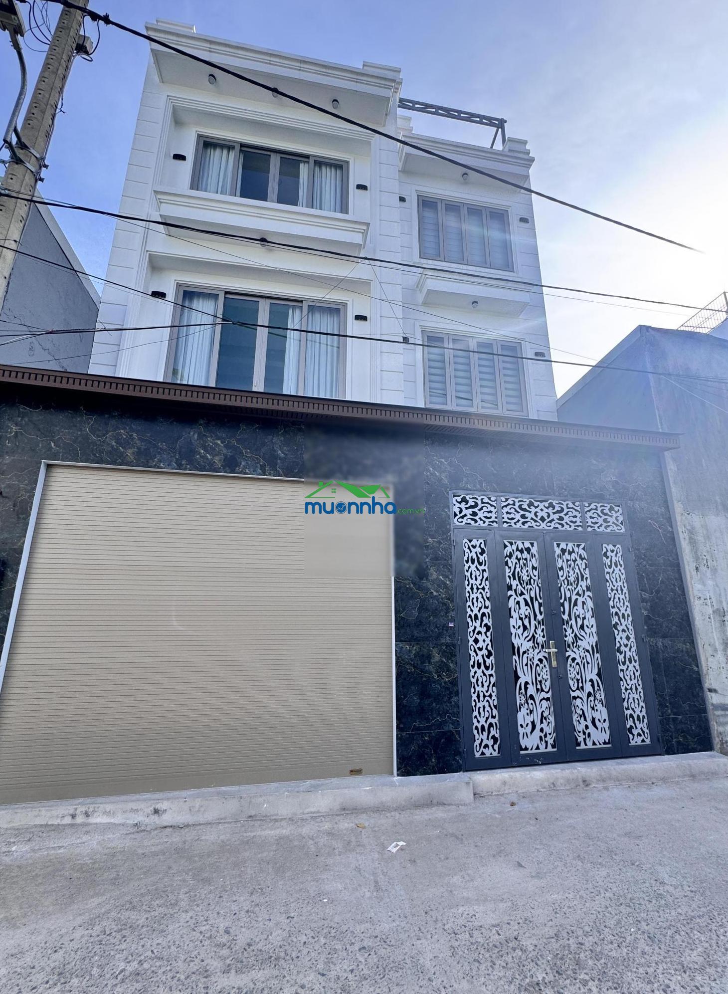 Bán nhà mới xây ngang 7,6m - đối diện gigamall phạm văn đồng, thủ đức. gara ô tô riêng.