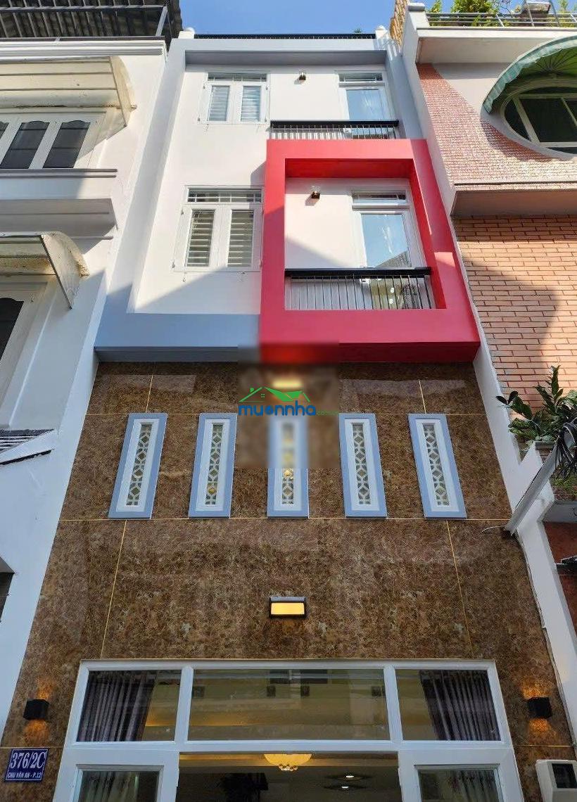 1,5 tỷ đúng giá bán nhanh. khu an ninh nhất chu văn an. dt 30m² xây 1 trệt 3 lầu, sổ riêng. hẻm 5m - 3