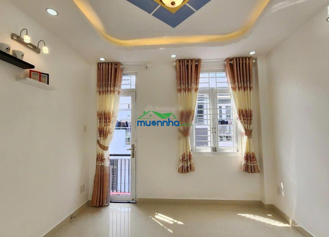 1,5 tỷ đúng giá bán nhanh. khu an ninh nhất chu văn an. dt 30m² xây 1 trệt 3 lầu, sổ riêng. hẻm 5m - 2
