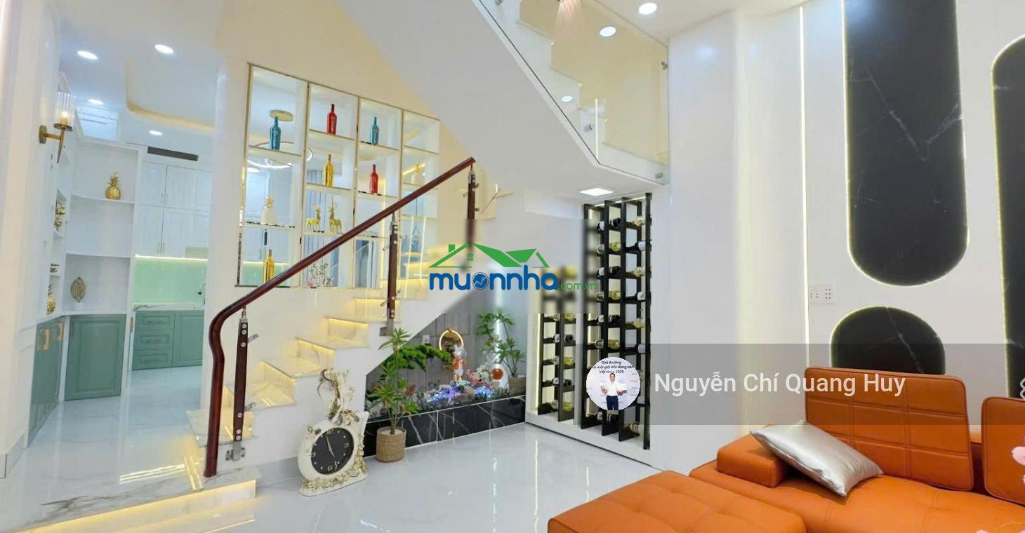 Nhà phố hiện đại - đường thông 6m kdc 67 đào tông nguyên - 4m x 12,5m sổ hồng giá 6,9 tỷ - 4