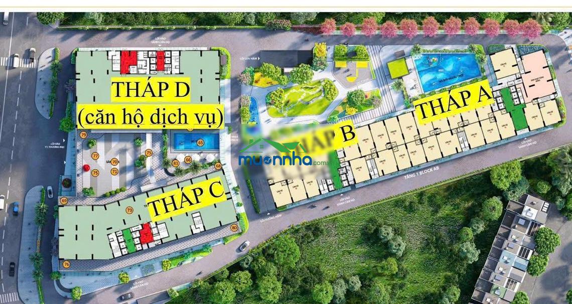 Săn giá 1,69 tỷ/2pn sát metro 500m, có trung tâm thương mại dưới nhà khu đông tp hcm