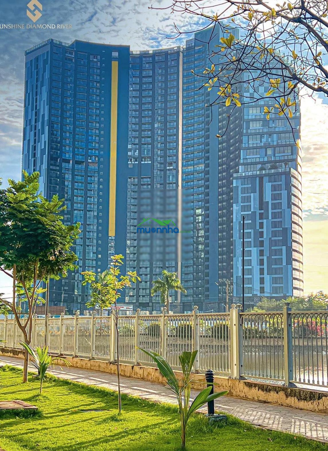 Sunshine diamond cho thuê căn góc 2pn 2wc 138m2 giá chỉ 18 triệu miễn phí quản lý