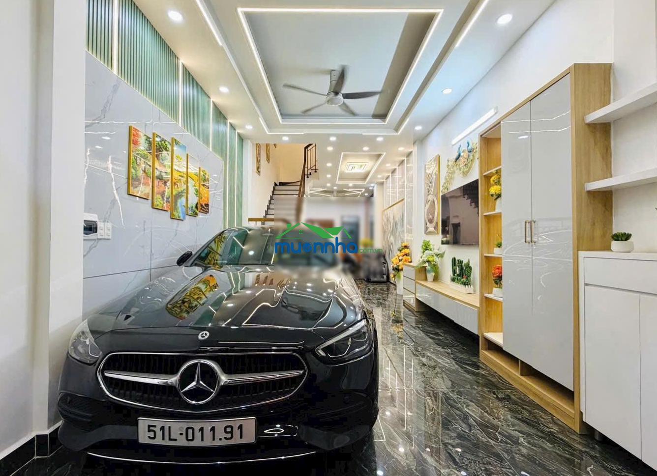 Sang mỹ định cư bán nhà 47m2, nguyễn văn lượng, p17, gò vấp. xây 4 tầng, hẻm 6m, sổ sẵn, giá 3tỷ860 - 4