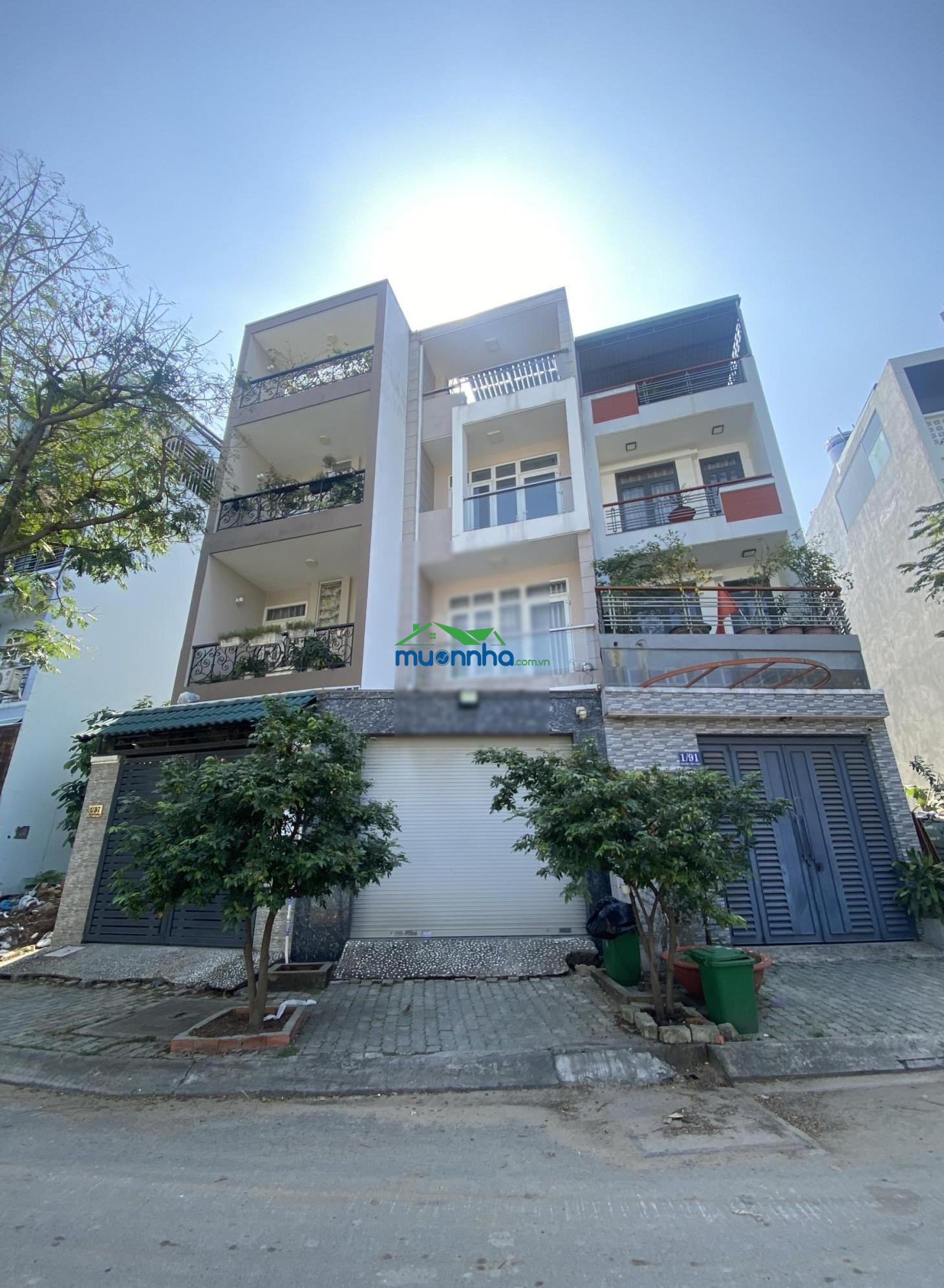 Vị trí đẹp! ngay bờ kè & đh văn lang - bán nhà đặng thùy trâm 4 tầng hoàn công 4x22m, chỉ 14,99 tỷ - 2