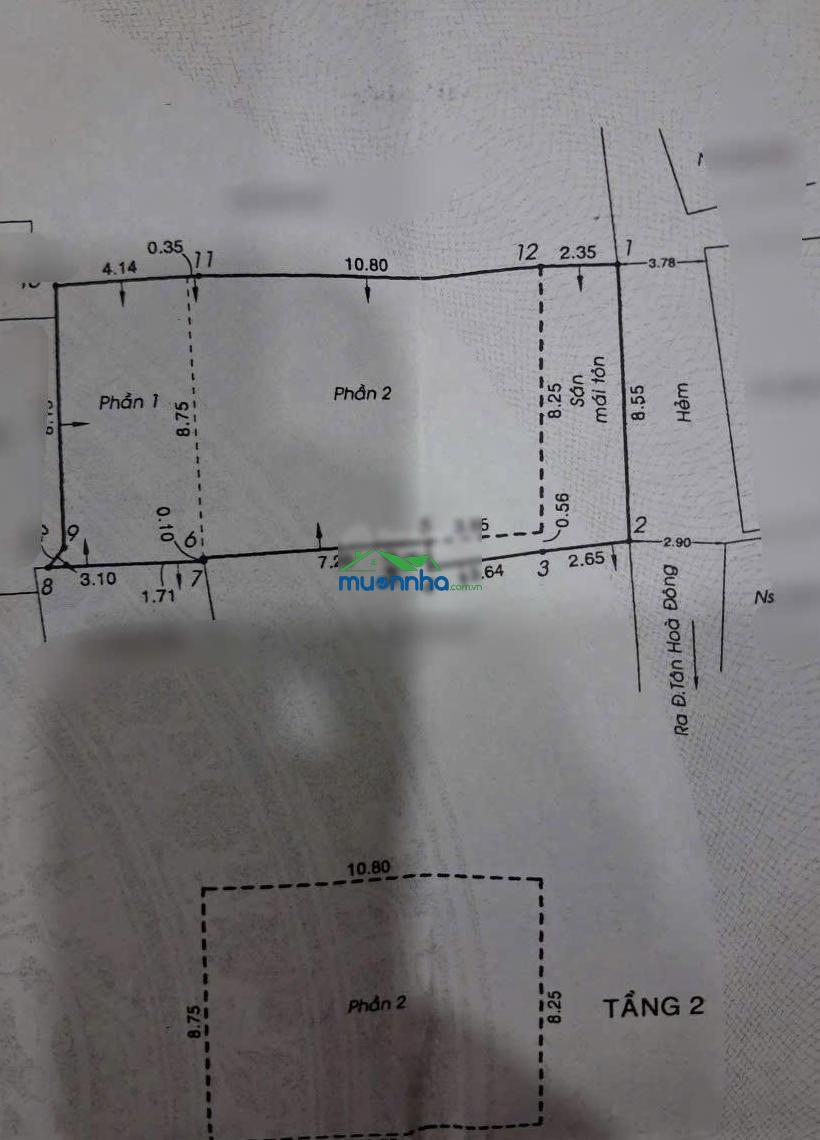 Hẻm 4m tân hoà đông q6 - 8.55x18m - c4 - 9.8 tỷ - 3