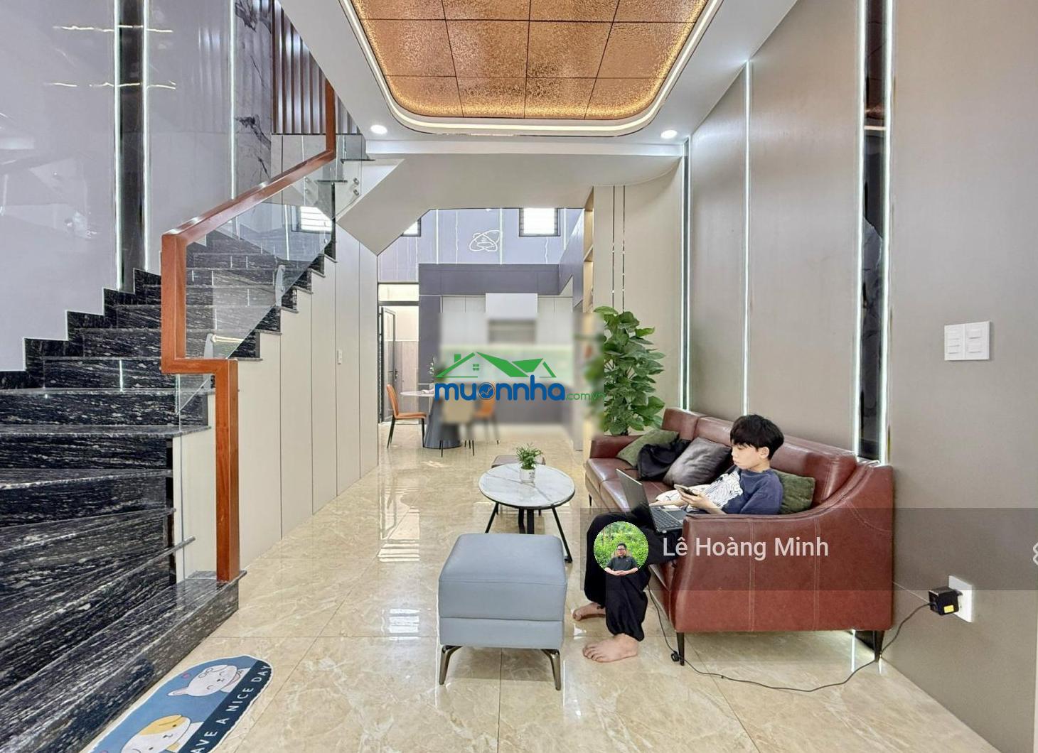 Nhà phố 4,5m x 14m. 3 tầng hẻm rộng 14m khu vip lê thị riêng ngay kdc hà đô - 2