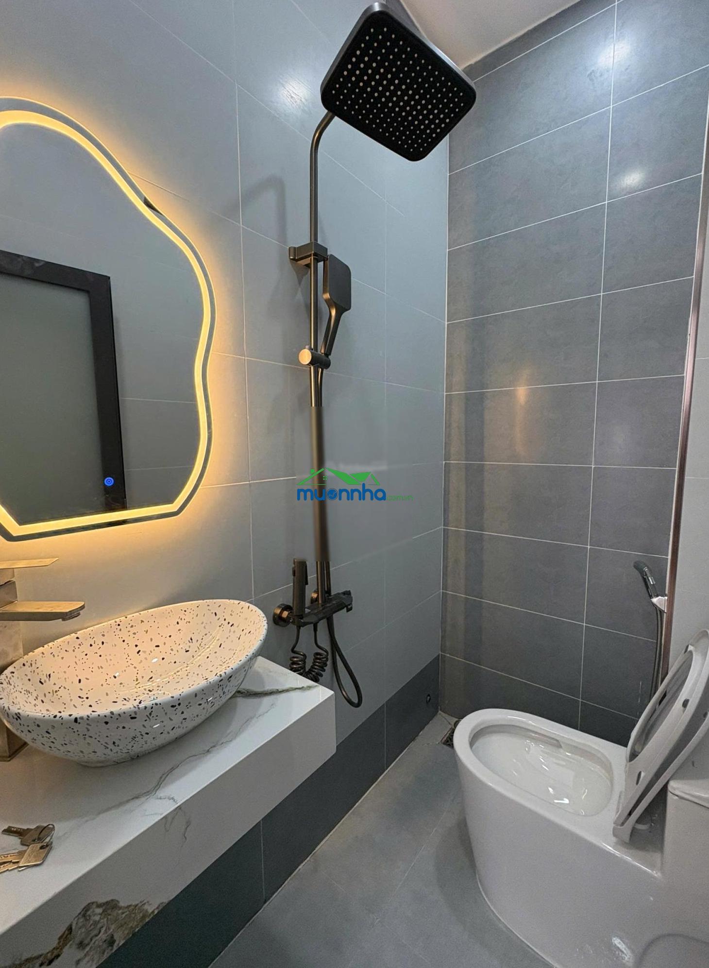 Nhà cho gia đình trẻ, tài chính nhỏ - nhà mới đẹp 2 tầng quang trung - ngang 4m - emart - 2