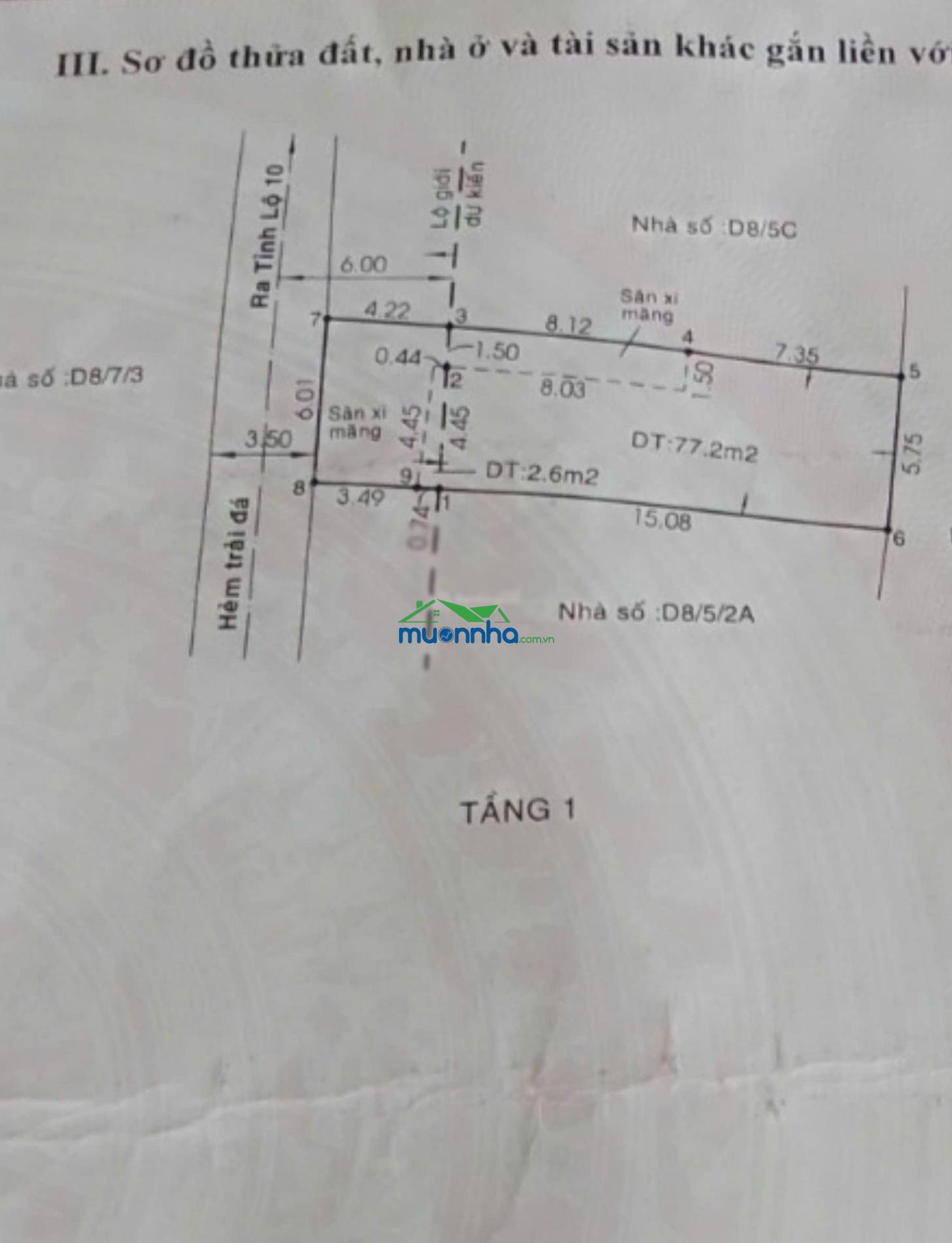 Bán nhà vị trí đẹp 1/ ngắn trần văn giàu 6x19m, shr, hẻm xe hơi thông - 3