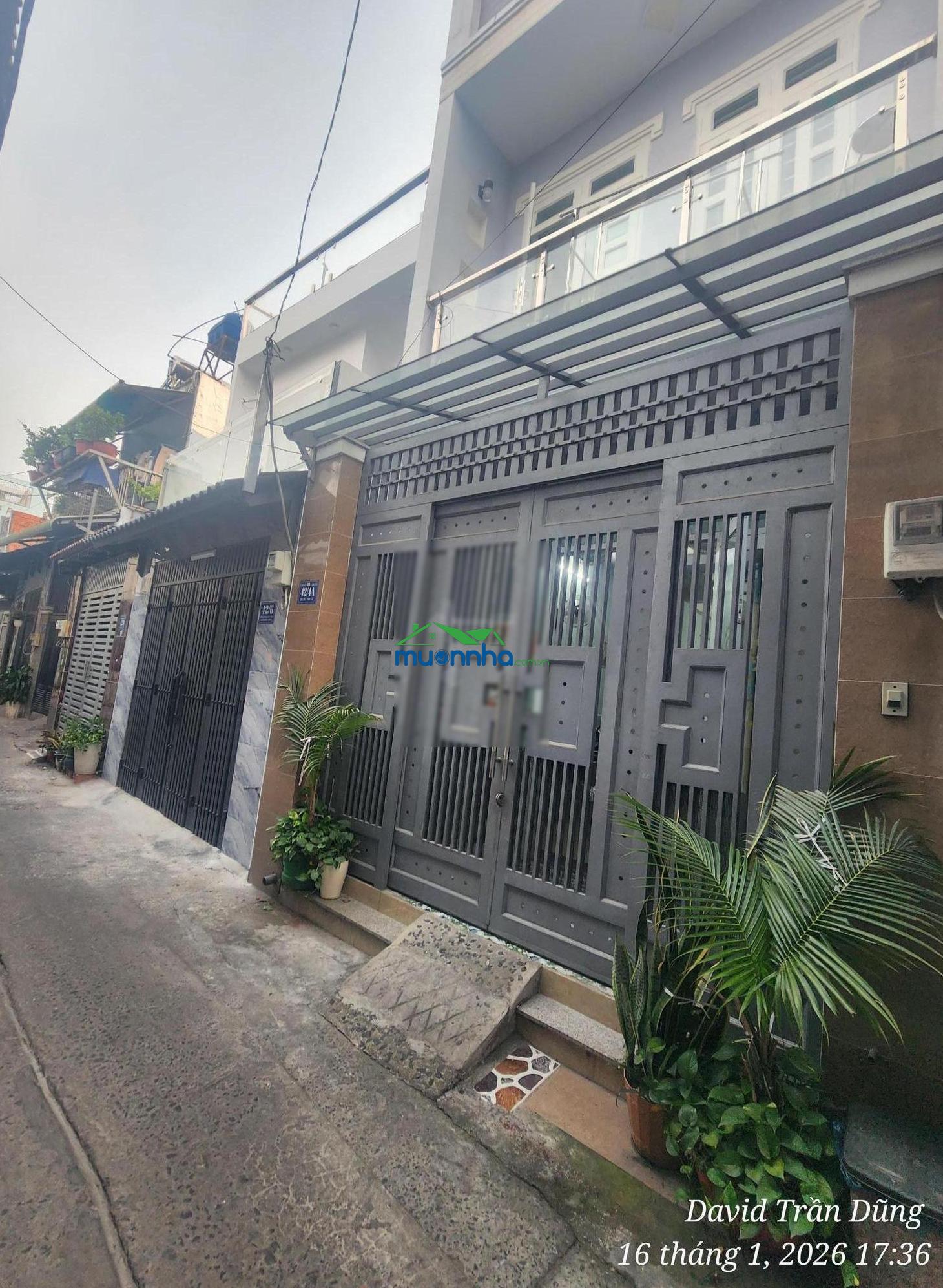 Bán nhà: phạm văn chí, lò gốm, hậu giang, phường 8, quận 6, dt 7.5 x 11m = 82m2 giá 5.4 tỷ - 2
