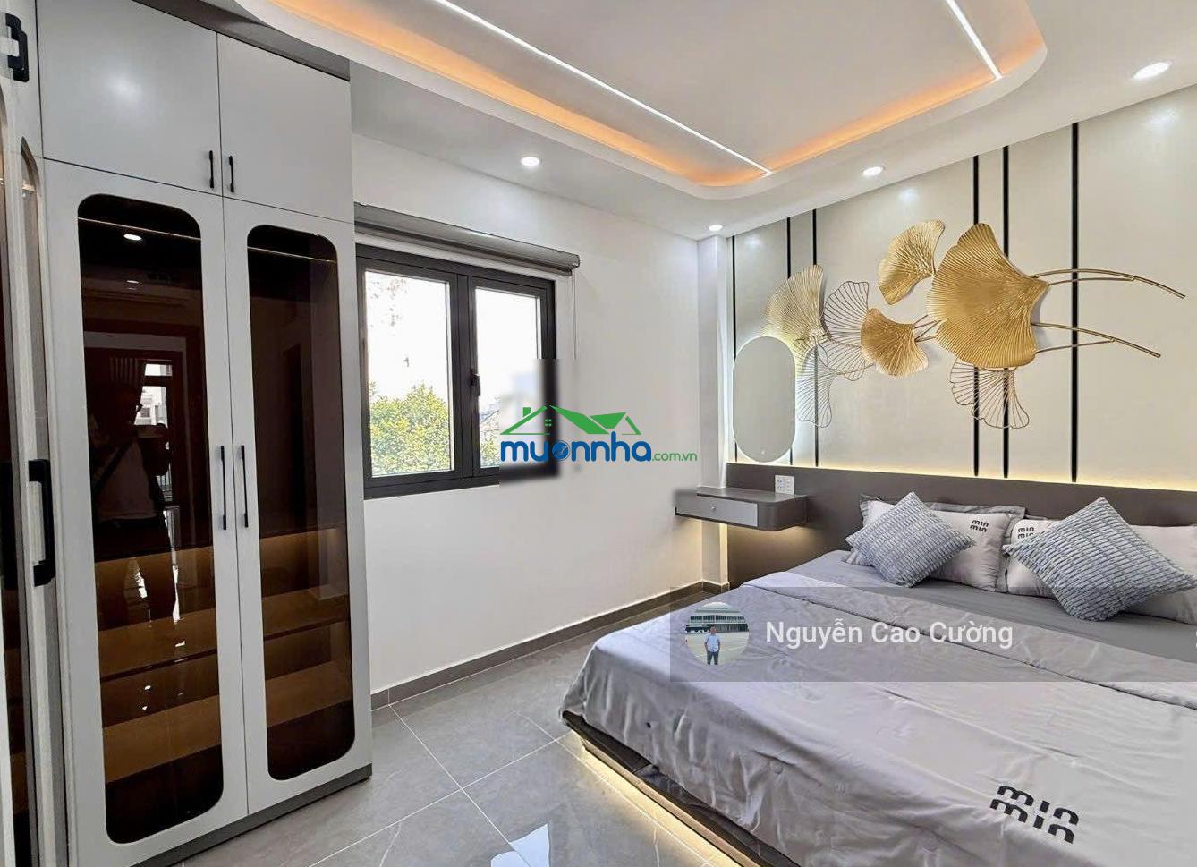 Nhà đẹp 4.5x14m, 1 lửng 3 lầu hẻm 6m 1/ ngắn lê văn khương, gần bến xe buýt thới an, q12 - 4