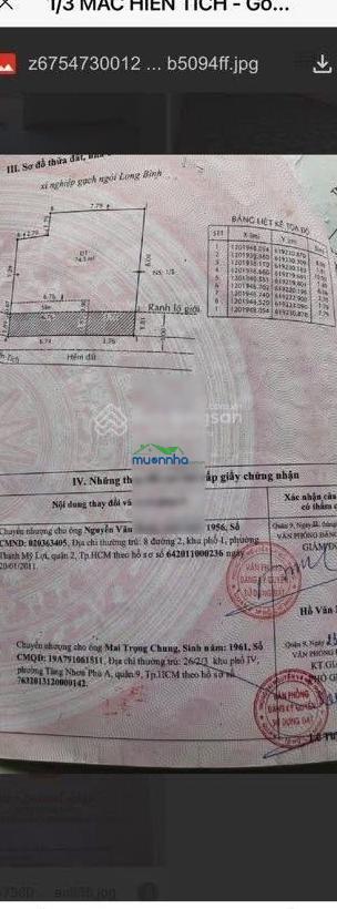 Bán nhà riêng, có 3 phòng trọ cho thuê tại mạc hiển tích, phường long bình, quận 9 cũ - 3