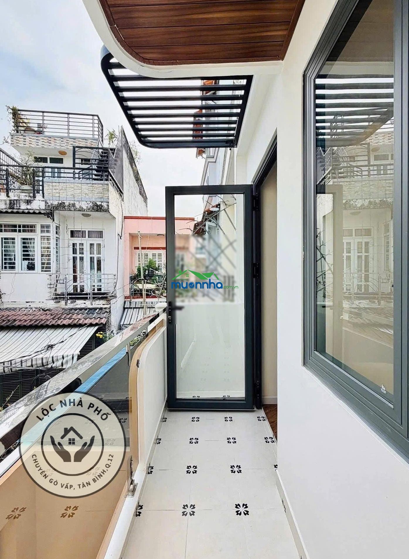 60m2, bán nhà đẹp 3pn, 2 tầng, hẻm 4m, 1/ quang trung, p10 gò vấp, 6 tỷ 6 (ngay vincom)