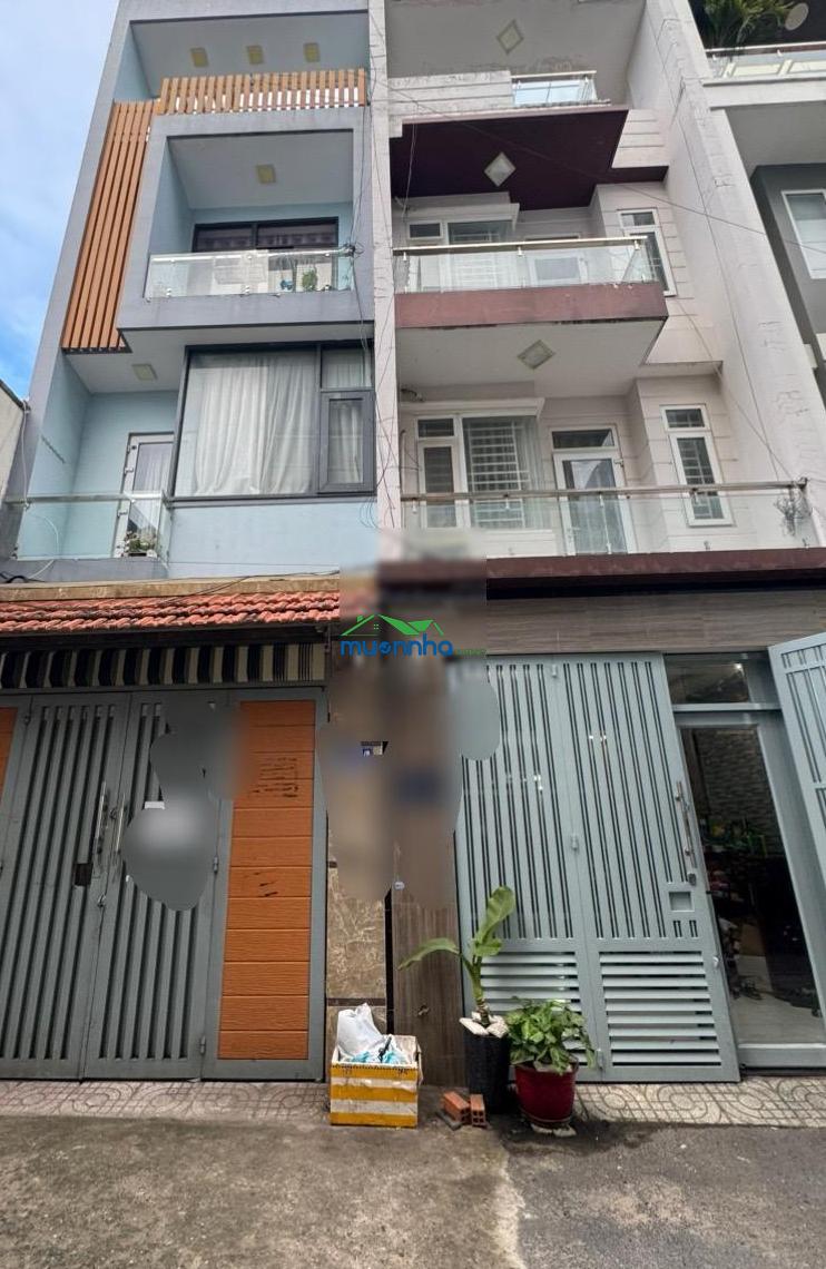 Hiếm bán nhà 4 tầng 4x17m nở hậu 4,5m hẻm ô tô nguyễn văn lượng, phường an hội đông tphcm 9 tỷ 9 - 4