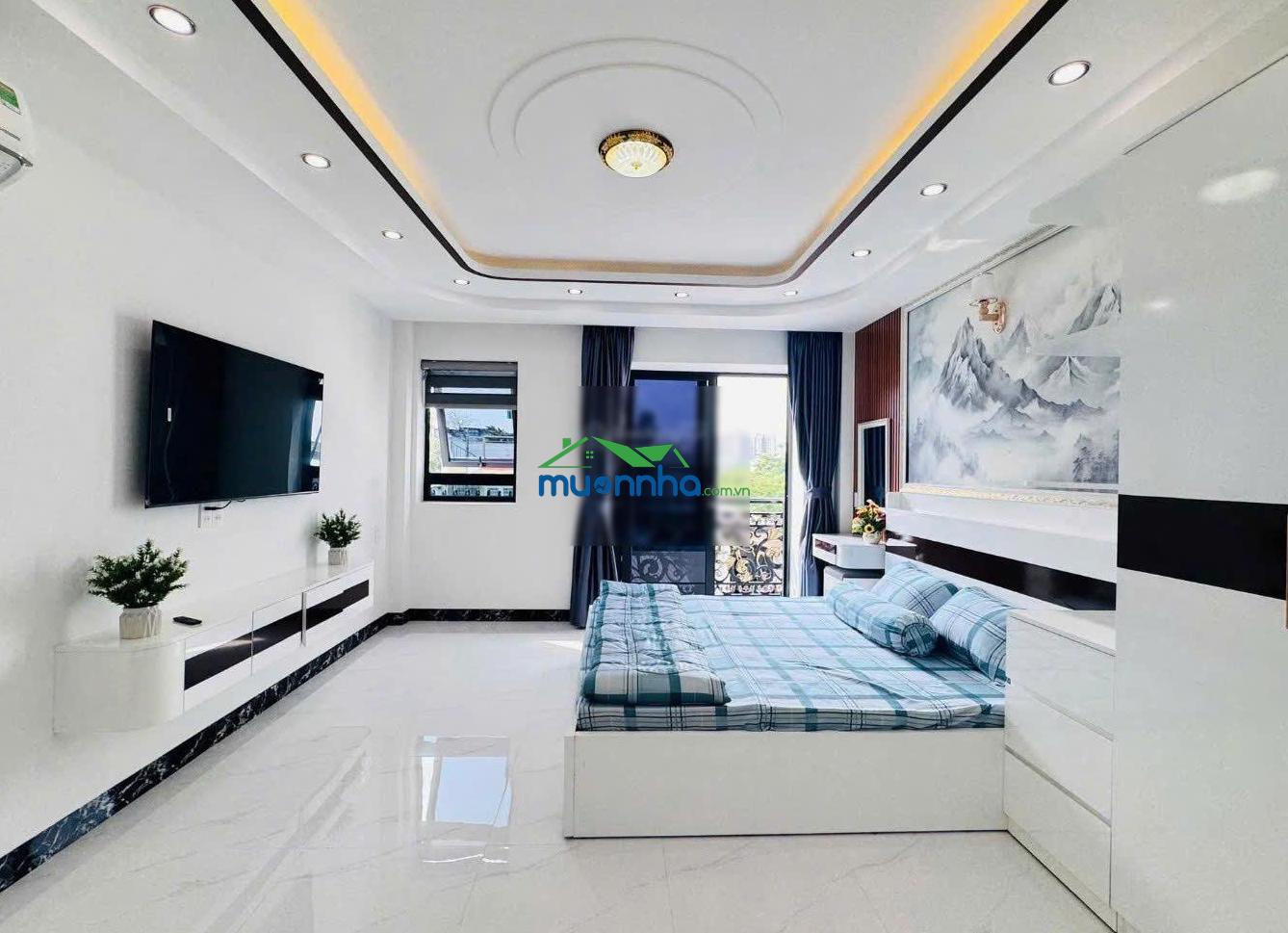 Nhà đẹp 5 tầng full nội thất sát công viên gia định đi sân bay 5 phút - 2