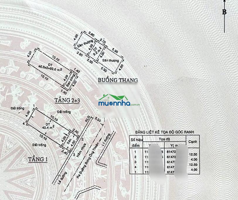 Hạ mạnh 400 triệu bán rẻ nhà 4 tầng, đã hoàn công, dt 50m2, dtsd gần 150m2, 1 sẹc bưng ông thoàn - 4