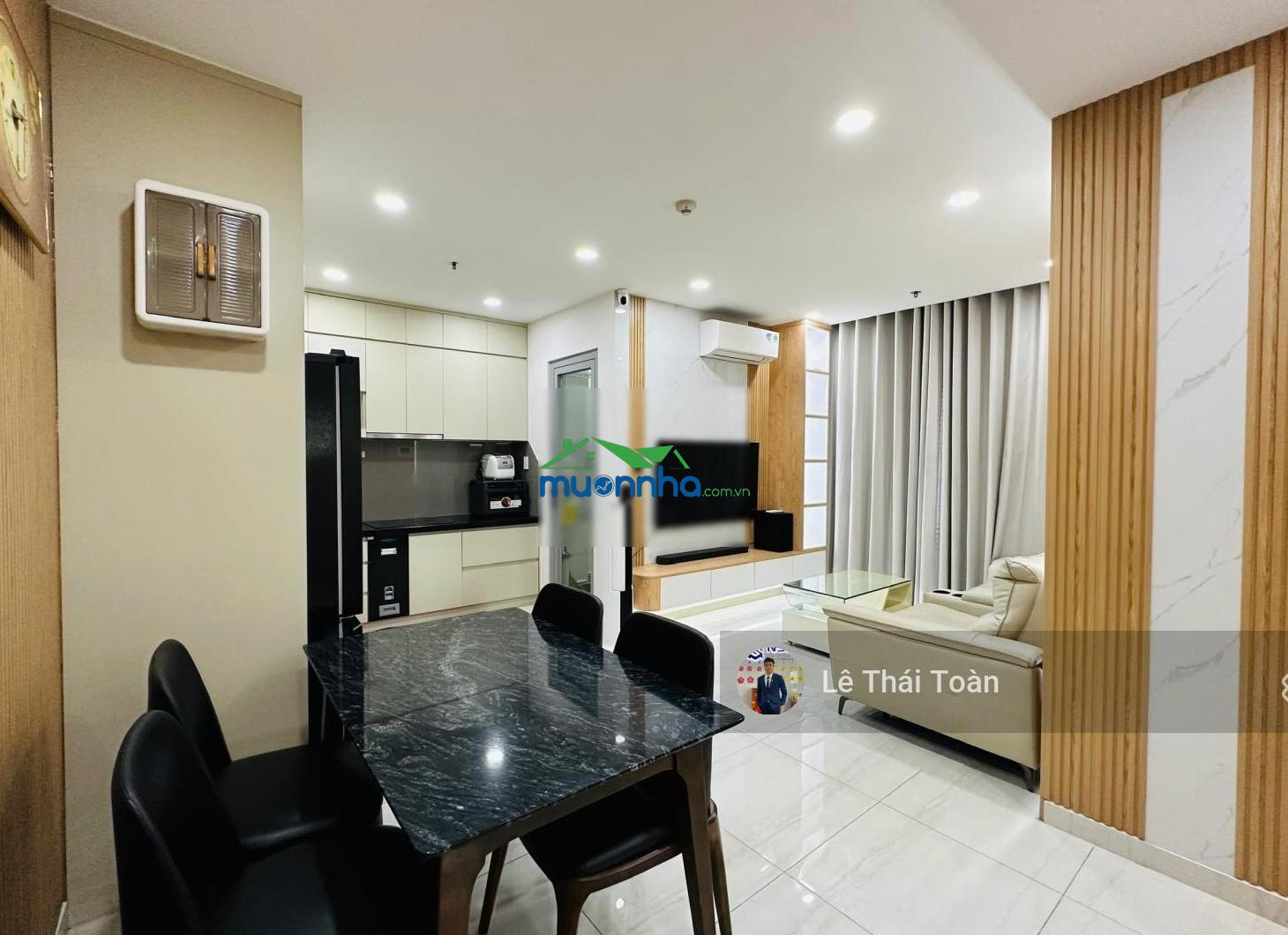 Cho thuê 2pn 70m2 full nội thất xịn , đẹp như hình . chung cư cao cấp happy one central
