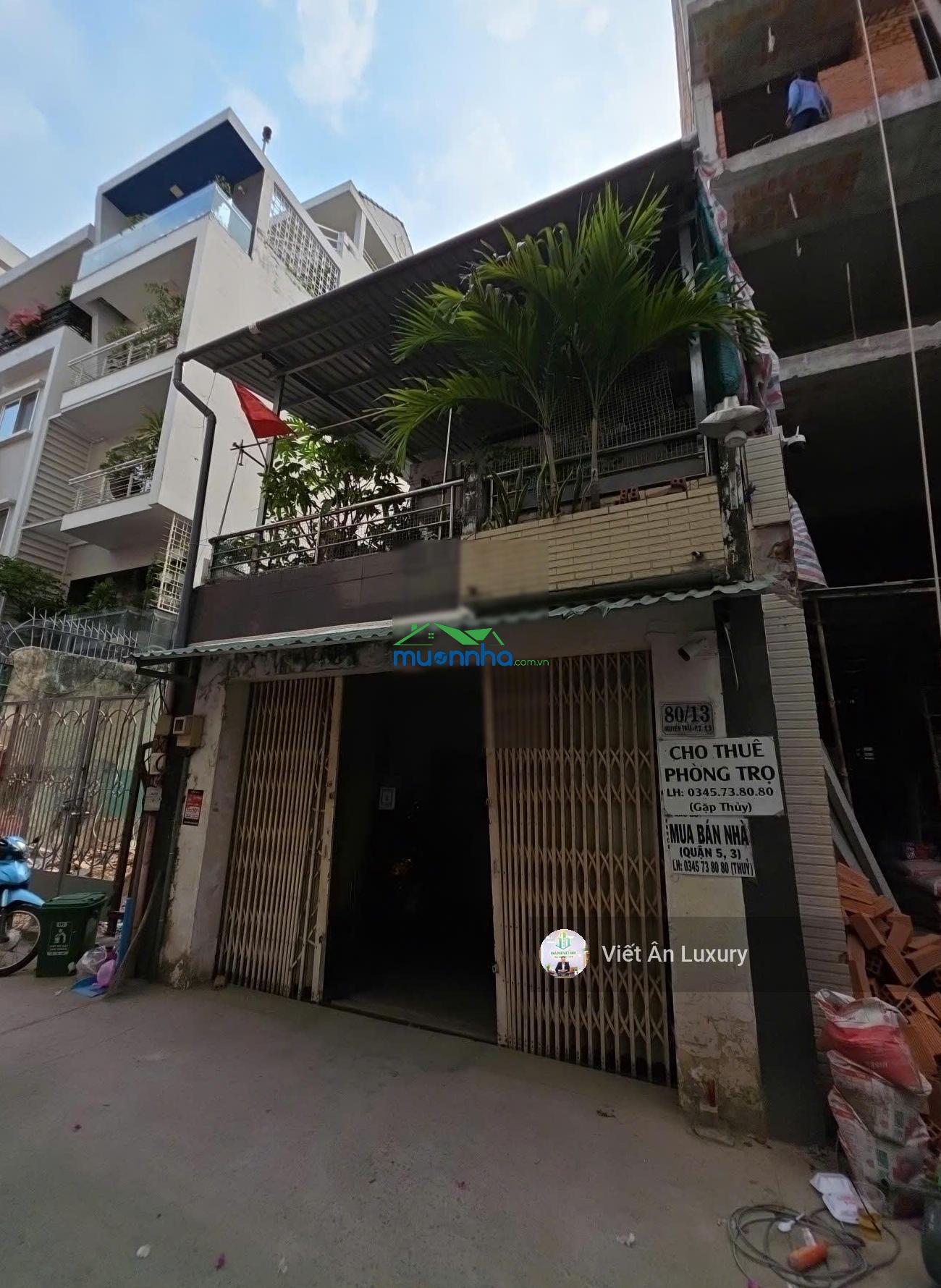 Siêu vị trí - quận 5 - nguyễn trãi - hẻm oto quay đầu. nhà cũ tiện xây mới 5 tầng - ngang 5m - 2