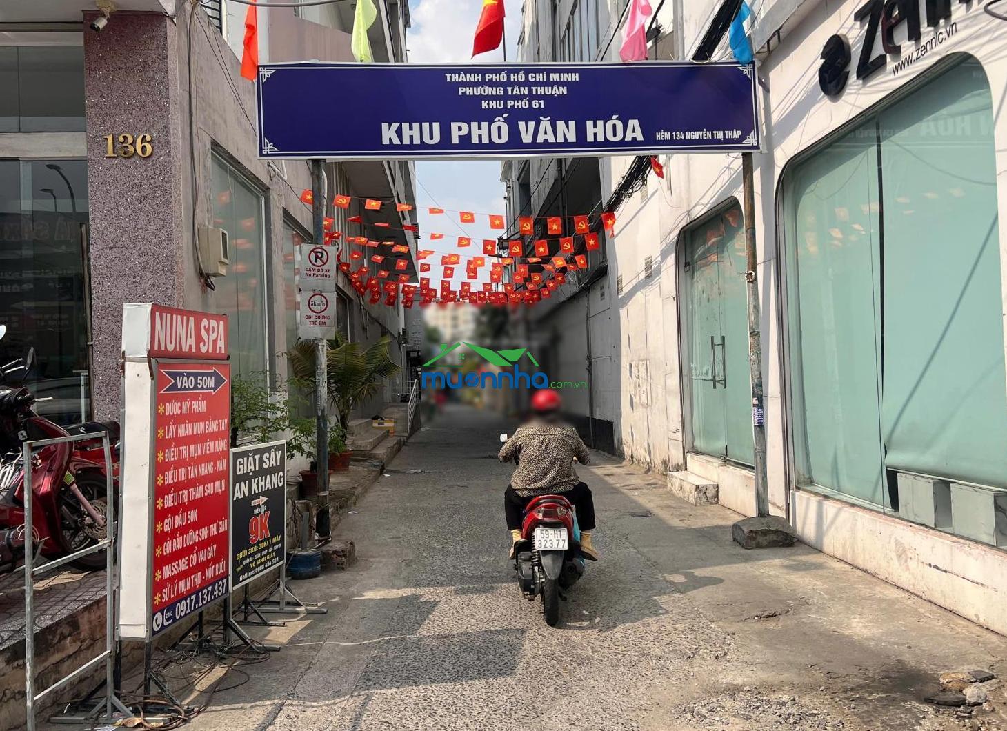 Bán nhà trọ, hẻm 5m. sát lotte q7. ngang 6,75m. giá 14,9tỷ. thích hợp xây chdv thu nhập cao - 2