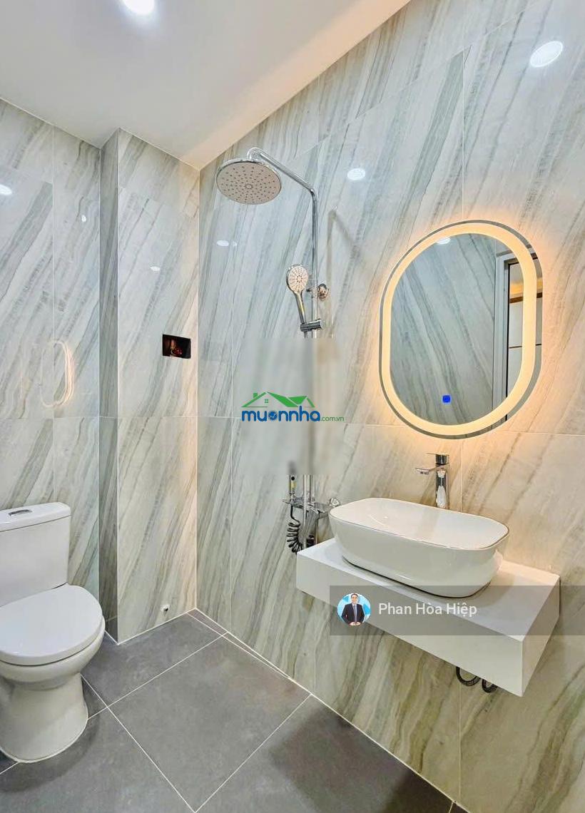 Nhà mới hxh hồng bàng, 60m2, 5 tầng 5pn 5wc thiết kế hiện đại, cách thuận kiều plaza khoảng 100m - 4
