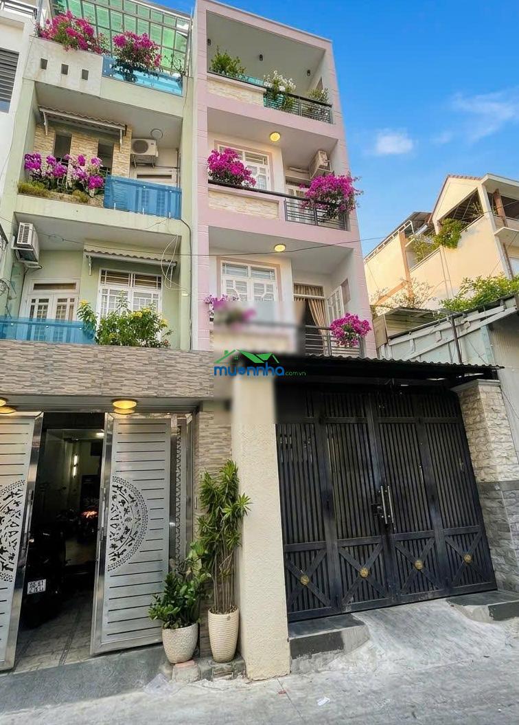 Bán nhà hxh bàu cát, 4 tầng kiên cố vào ở ngay, dt: 4.5x25m công nhận 109,91m2, giá chỉ 13.5 tỷ tl - 4