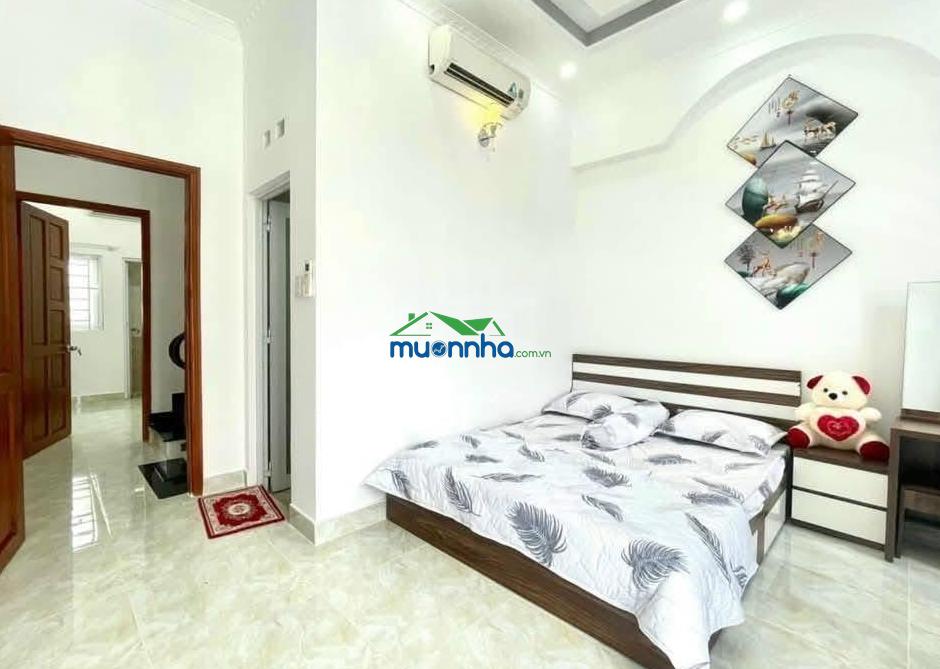 Hẻm xe hơi 1806 nhà kiên cố vào ở được ngay ngang 4,2 dài 12,5 nhà 2 lầu sân thượng chỉ 5ty4