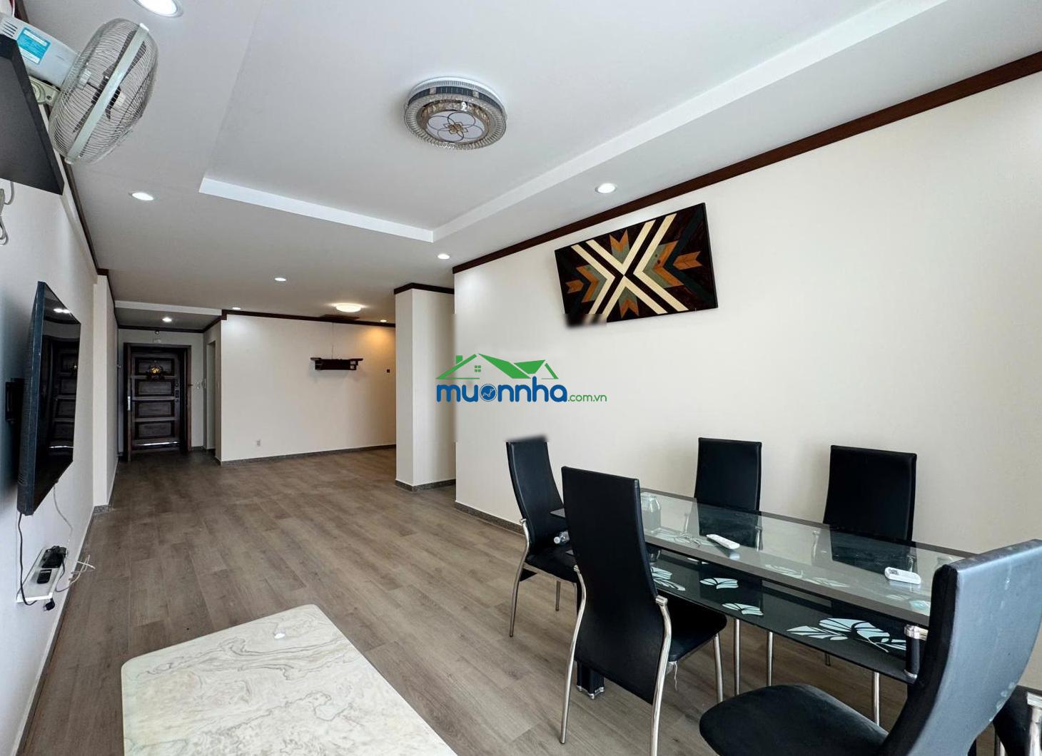 Cho thuê cc đẹp hoàng anh thanh bình, 16 triệu, 150m2, 3pn, 2wc, hướng nam