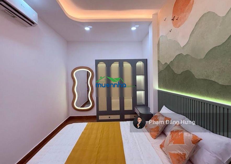 Nhà full nội thất, bình thạnh, 3 tầng, sát hẻm oto nơ trang long, 63.7m2 ngang 5.3m. chỉ 7.4 tỷ - 2