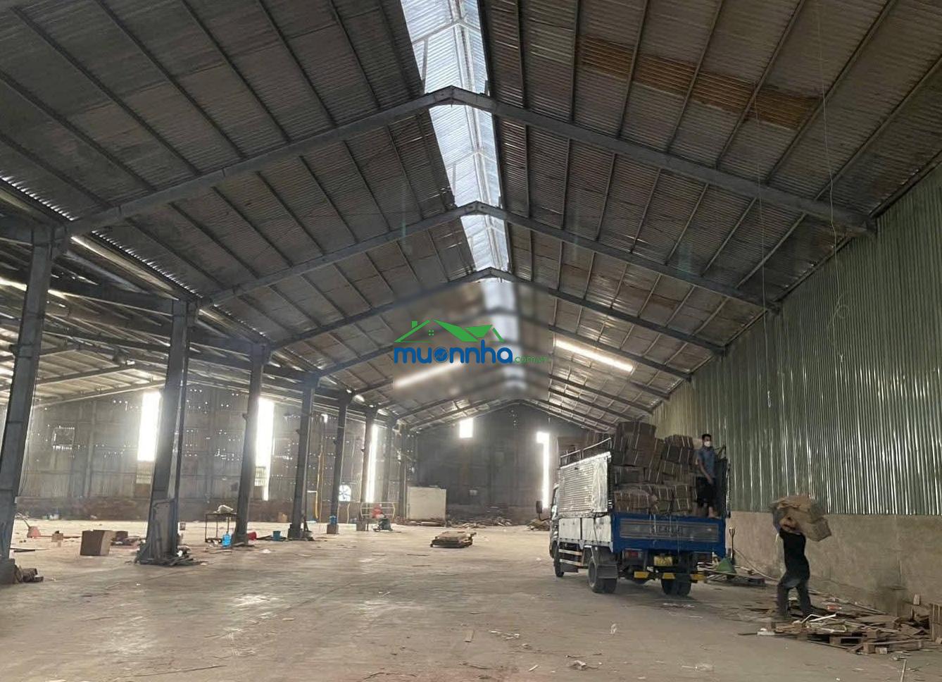 Cho thuê kho, nhà xưởng 3000m2 tại phường thuận giao, 160 triệu vnd