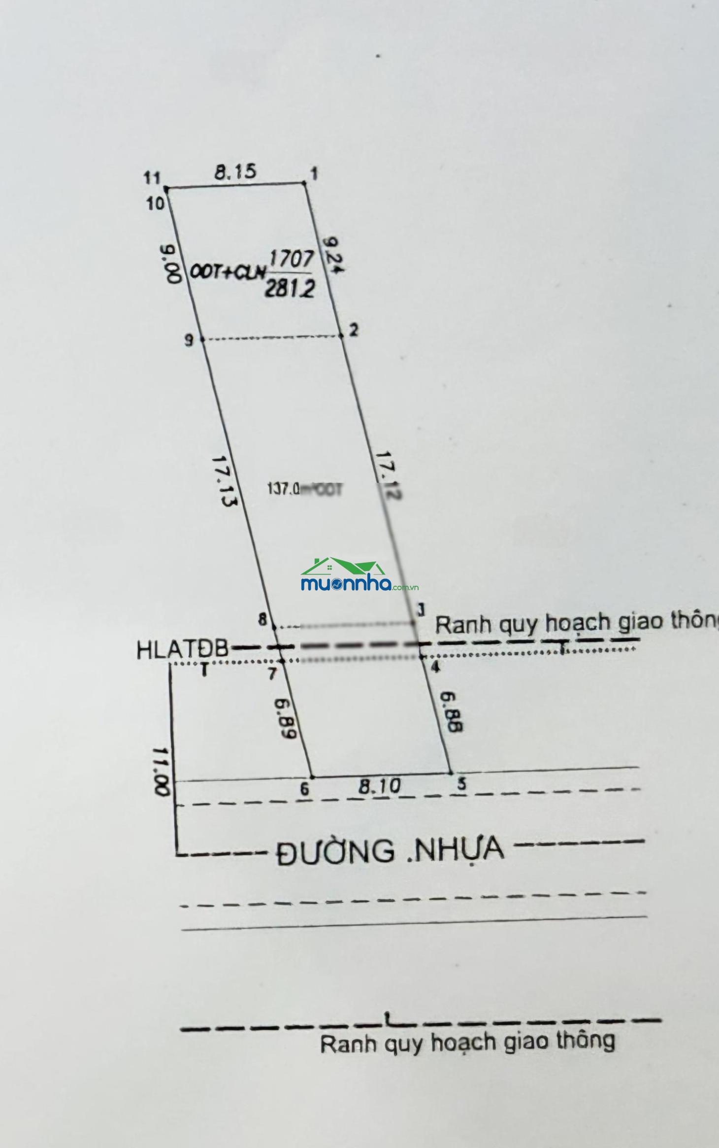 Bán đất mặt tiền 8x33m ngay ga metro cửa ngõ tp. hcm-sát kdc bình an-phù hợp xd khách sạn/văn phòng - 2